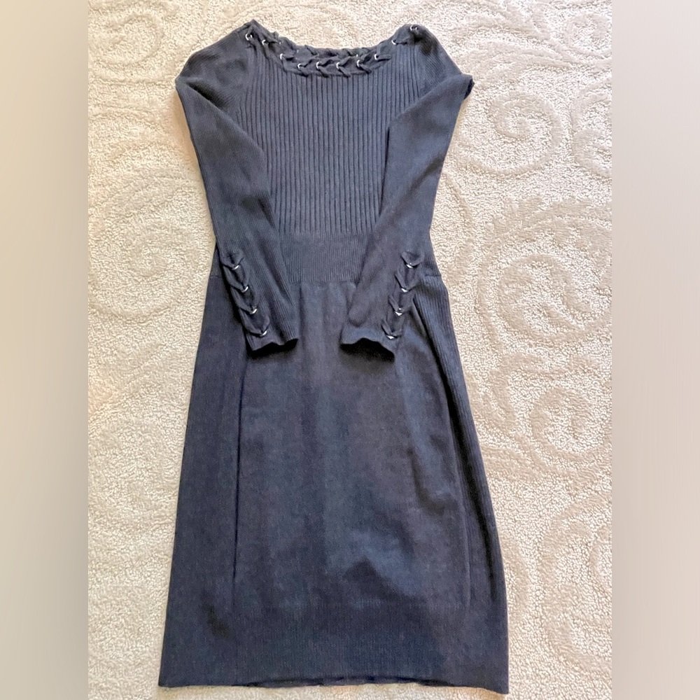 Sweater dress grey